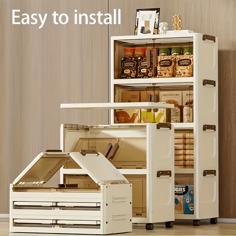 Home Office United Kingdom - 3/4/5 Layer Folding Storage Cabinet -