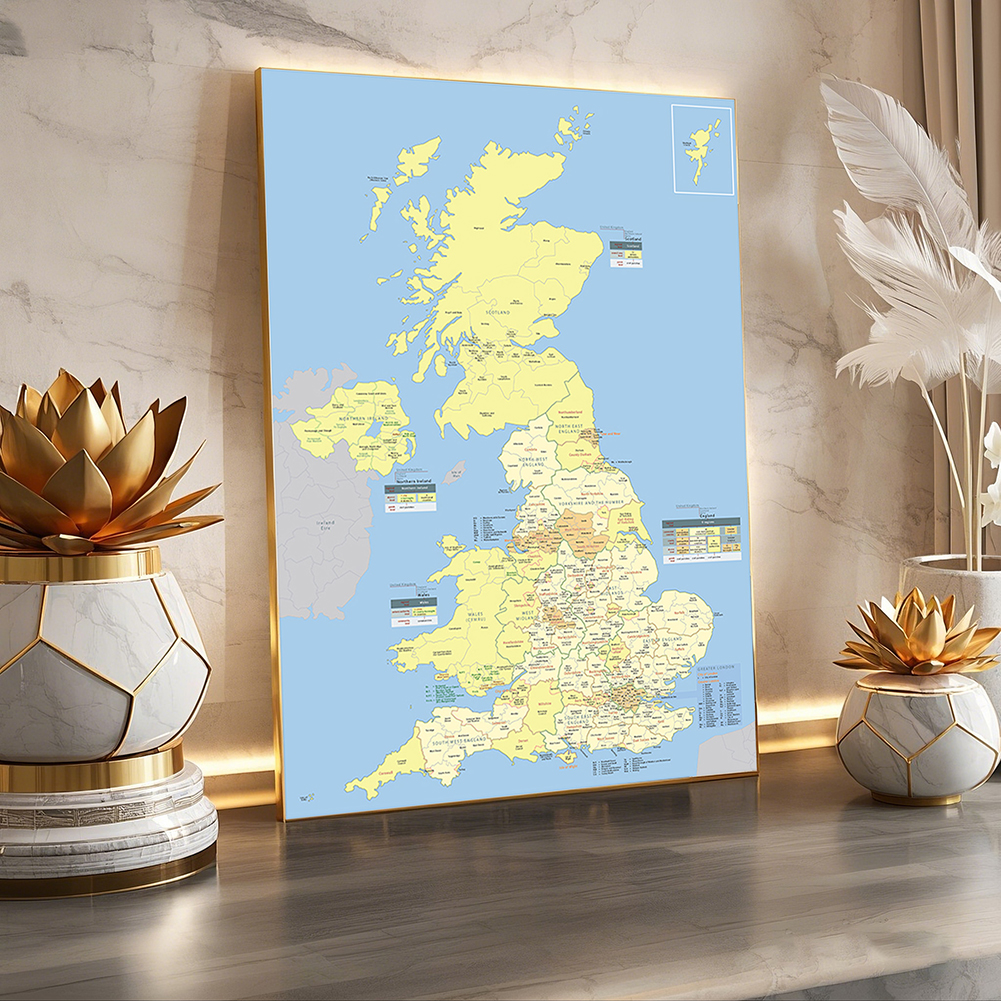 Home Office United Kingdom - A1/A2 United Kingdom Map The UK