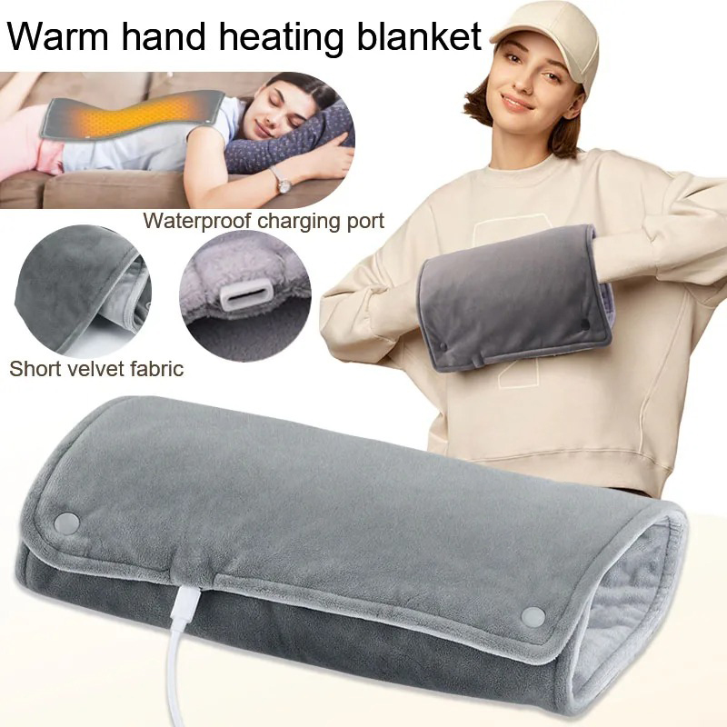 Home Office Hours - USB Thermostatic Hand Warmer Short Velvet