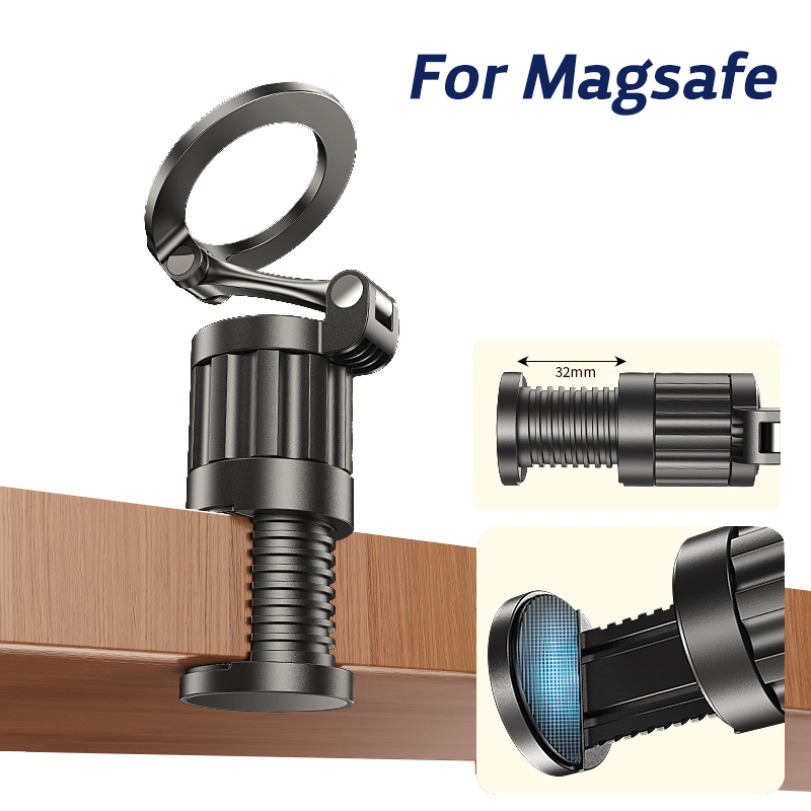 Home Office Jobs - 360° Rotation Desktop Magnetic Phone Holder