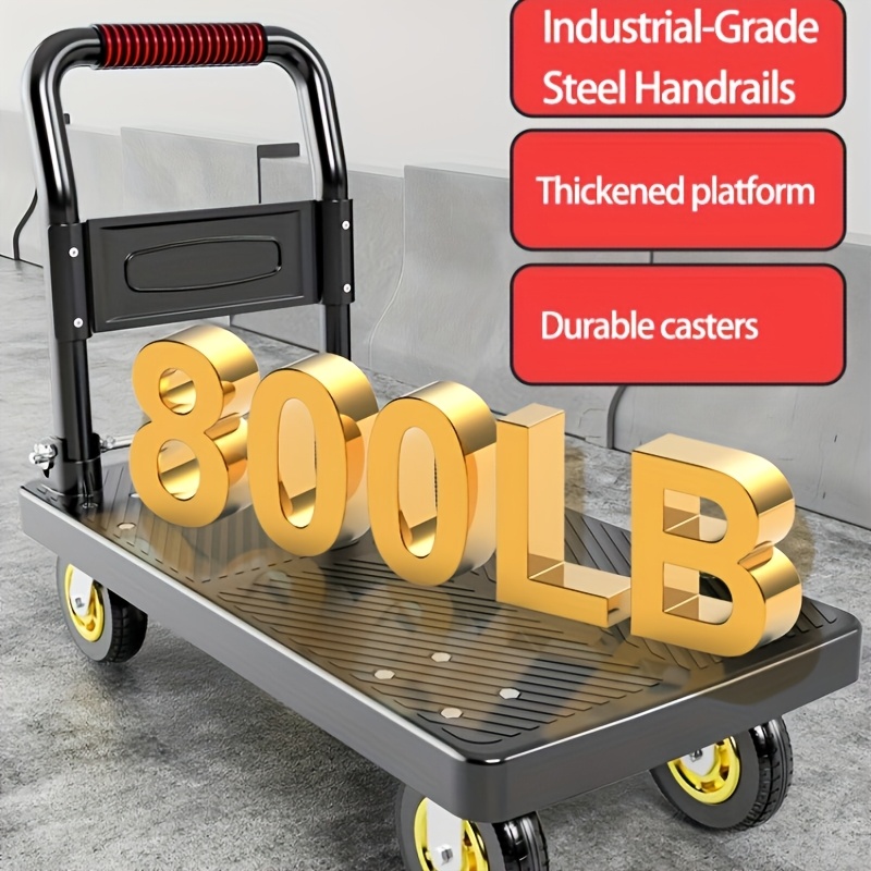 Home Office United Kingdom - New Heavy-duty Foldable Hand Truck, 600/800