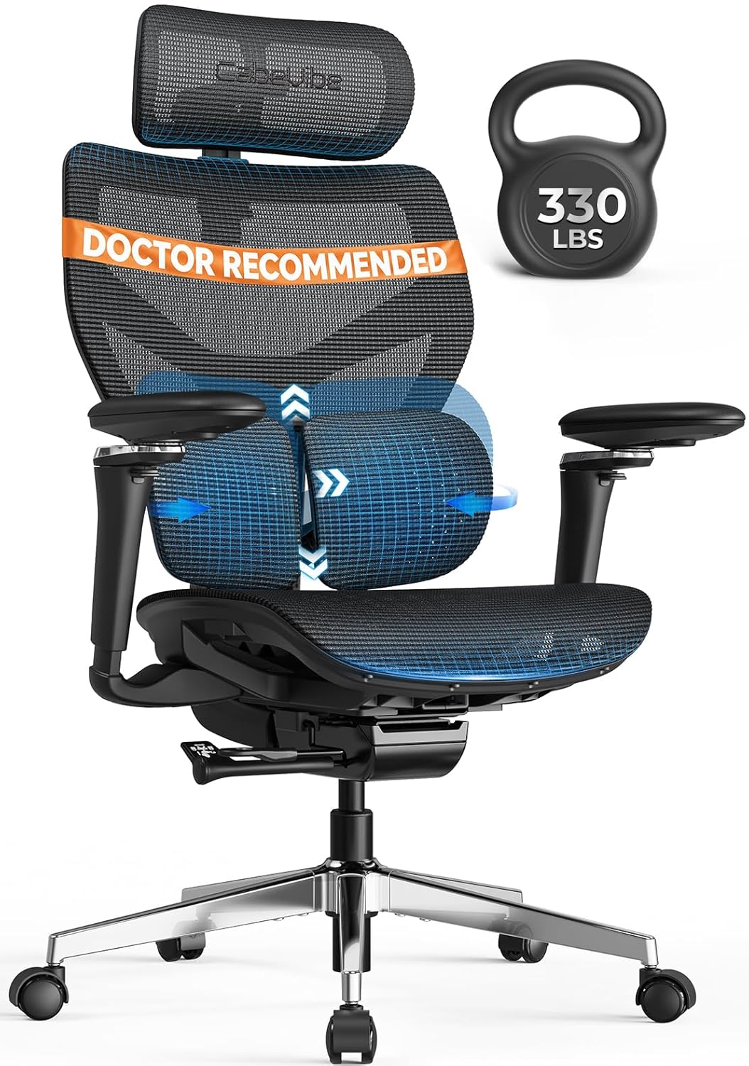 Home Office Hours - Ergonomic Office Chair with Lumbar Support