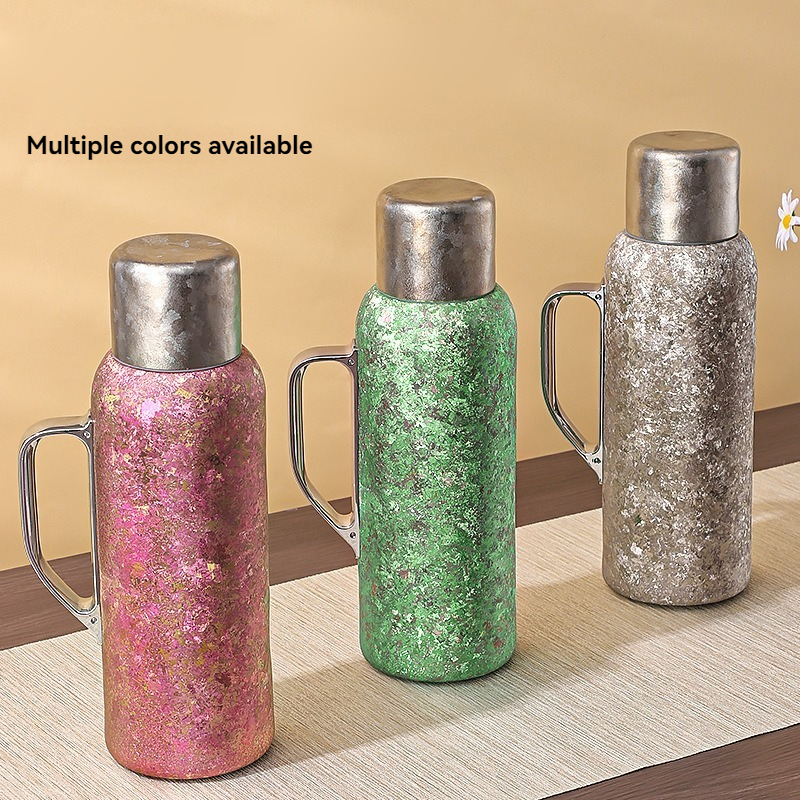Home Office Hours - 1000ML Pure Titanium Thermal Mug with