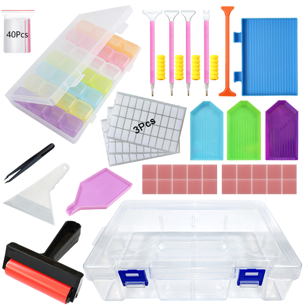 Diamond Painting Tools Kit wit - đánh giá và giá Pen Holder Organizer