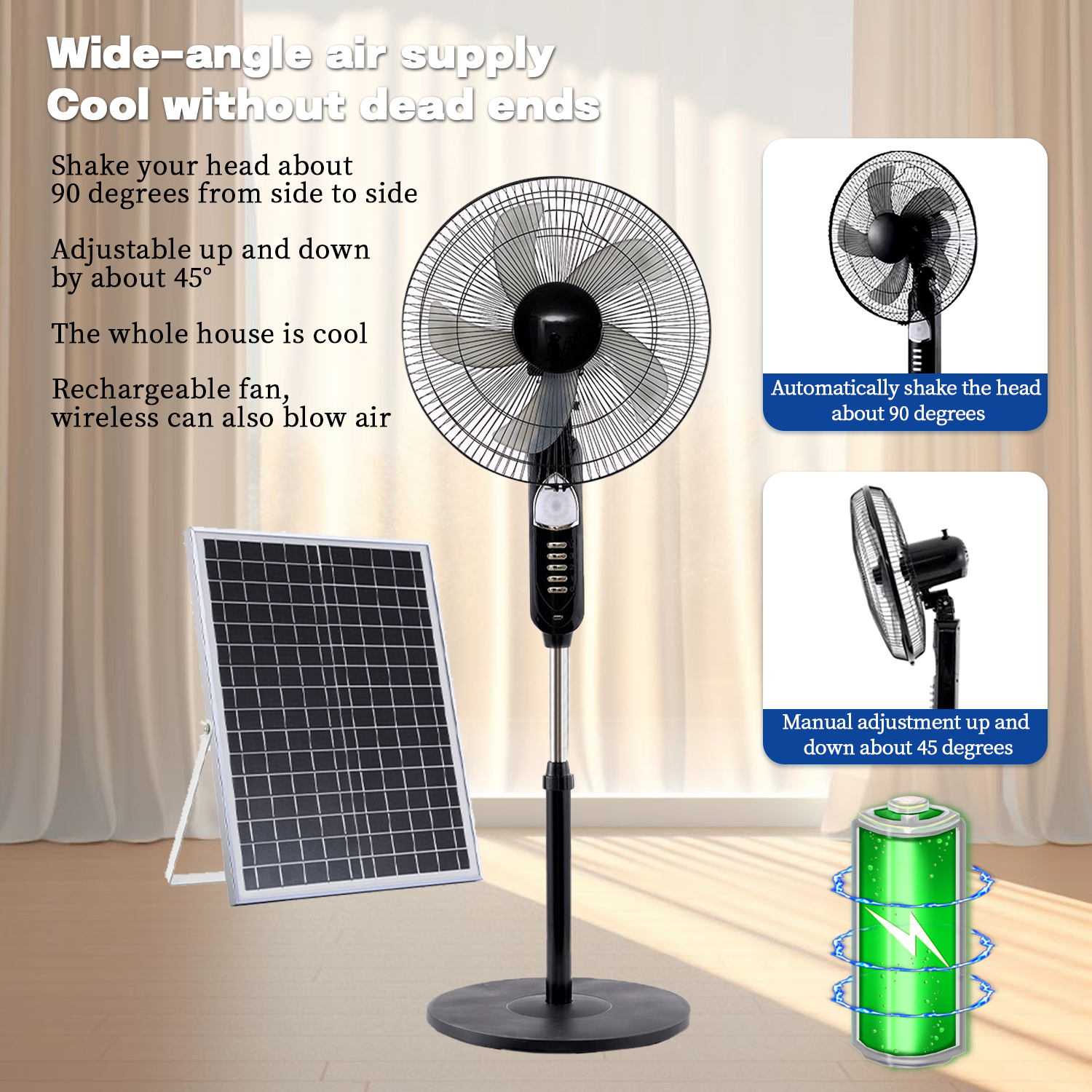 16 inch DC AC Pedestal Fan Hom - đánh giá và giá Home Office Marketing