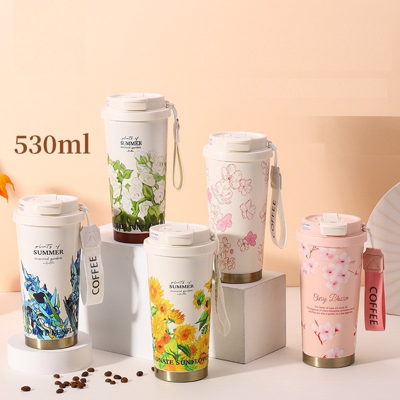 Steel Vacuum Straw Coffee Cup  - đánh giá và giá Home Office Hours