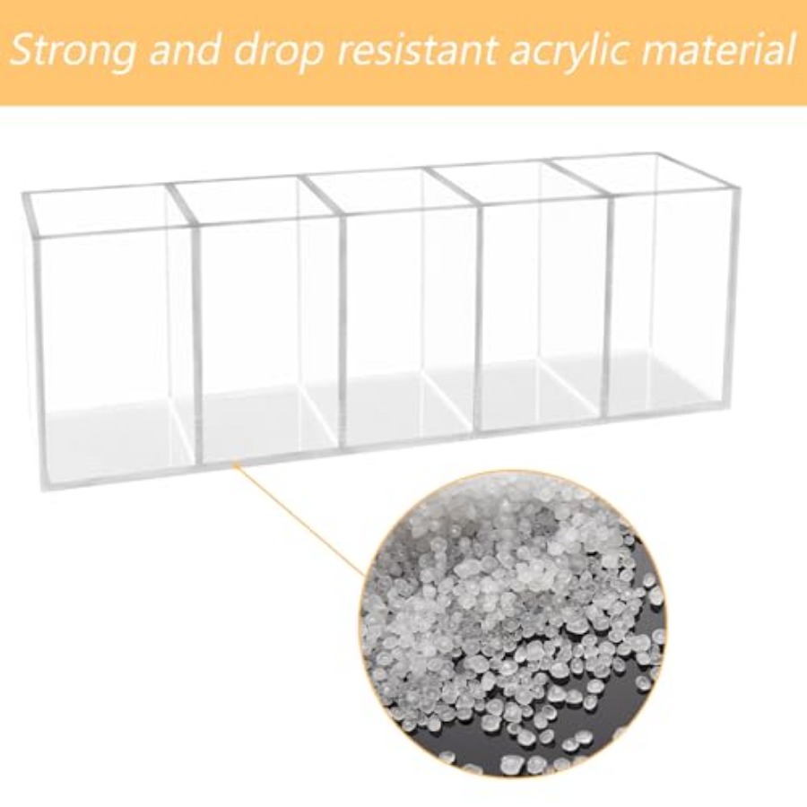 Acrylic Clear Pen Holder 5 Com - đánh giá và giá Pen Holder Organizer