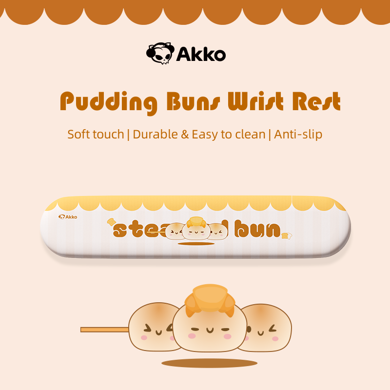 Akko Pudding Buns Keyboard Wri - đánh giá và giá Wrist Rest Pad