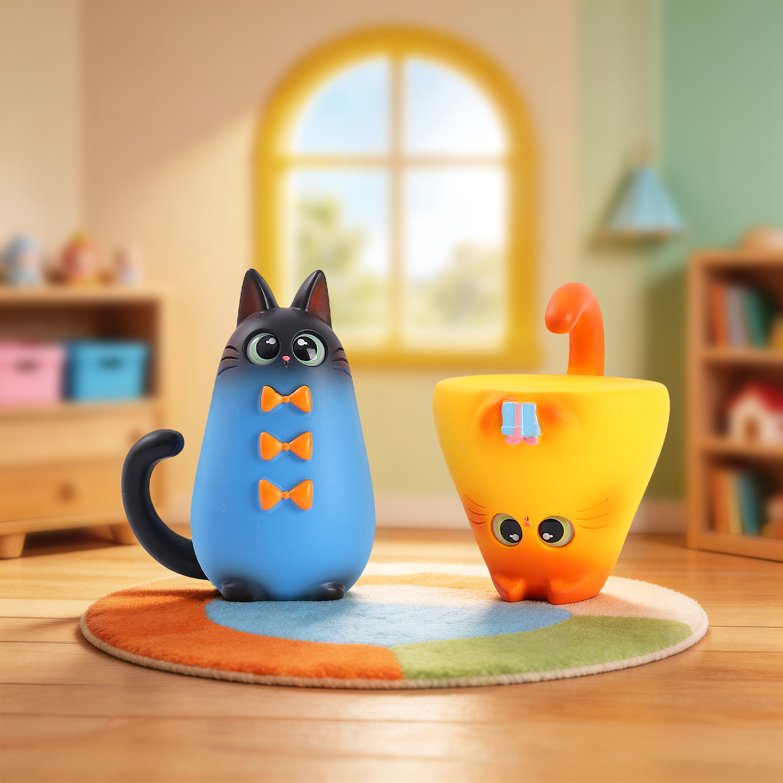 Blind Box Cat Figurine Resin C - đánh giá và giá Home Office Jobs