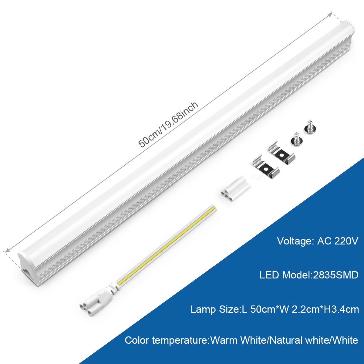 15W T5 LED Tube Light 50cm, En - đánh giá và giá Home Office Hours