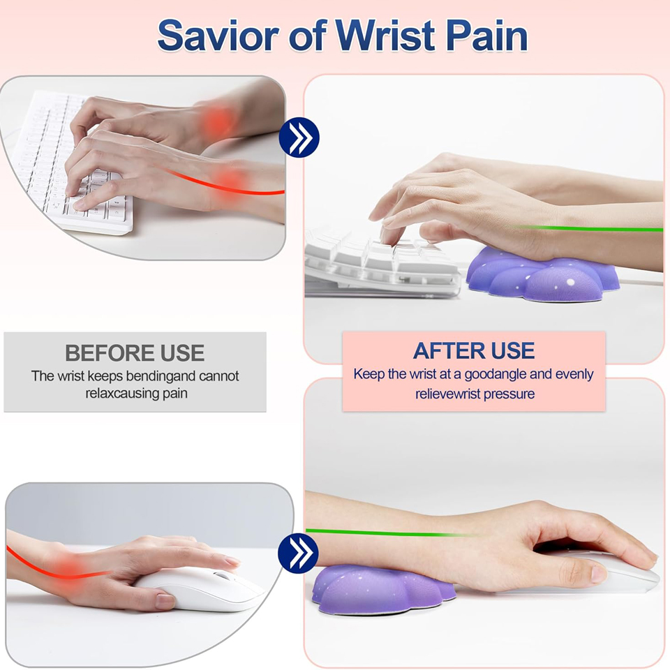 Keypad Wrist Rest Set with Non - đánh giá và giá Wrist Rest Pad