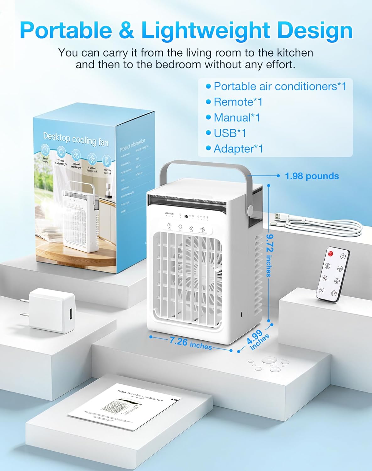 Mini Personal Evaporative Cool - đánh giá và giá Home Office Hours