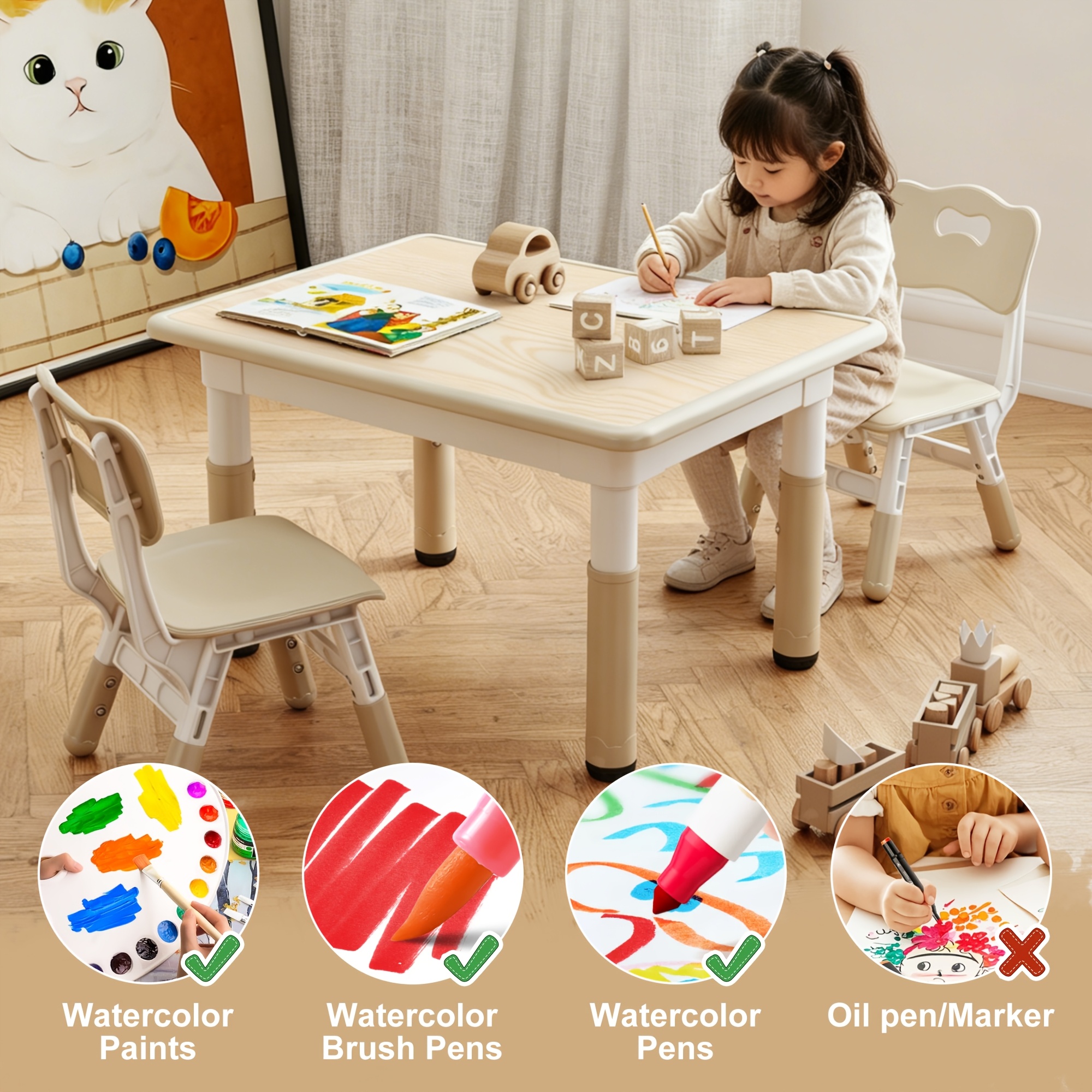 Adjustable Height Graffiti-Sty - đánh giá và giá Home Office Furniture Sets