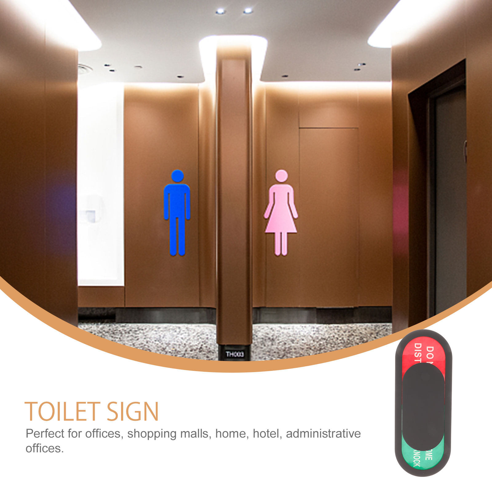 Toilet Slide Door Sign Plastic - đánh giá và giá Home Office Vacantes