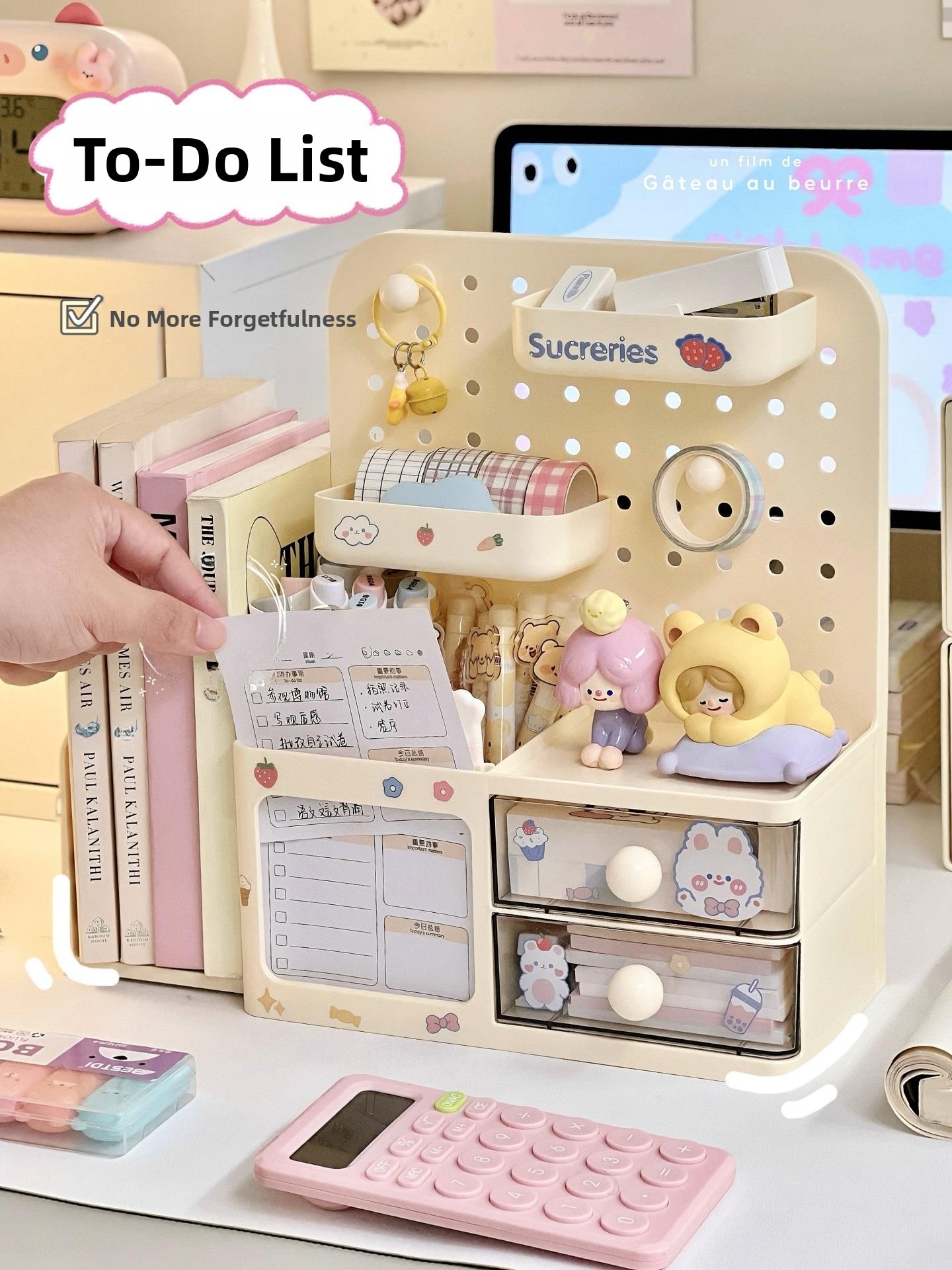 Desktop Hole Board Storage Box - đánh giá và giá Pen Holder Organizer