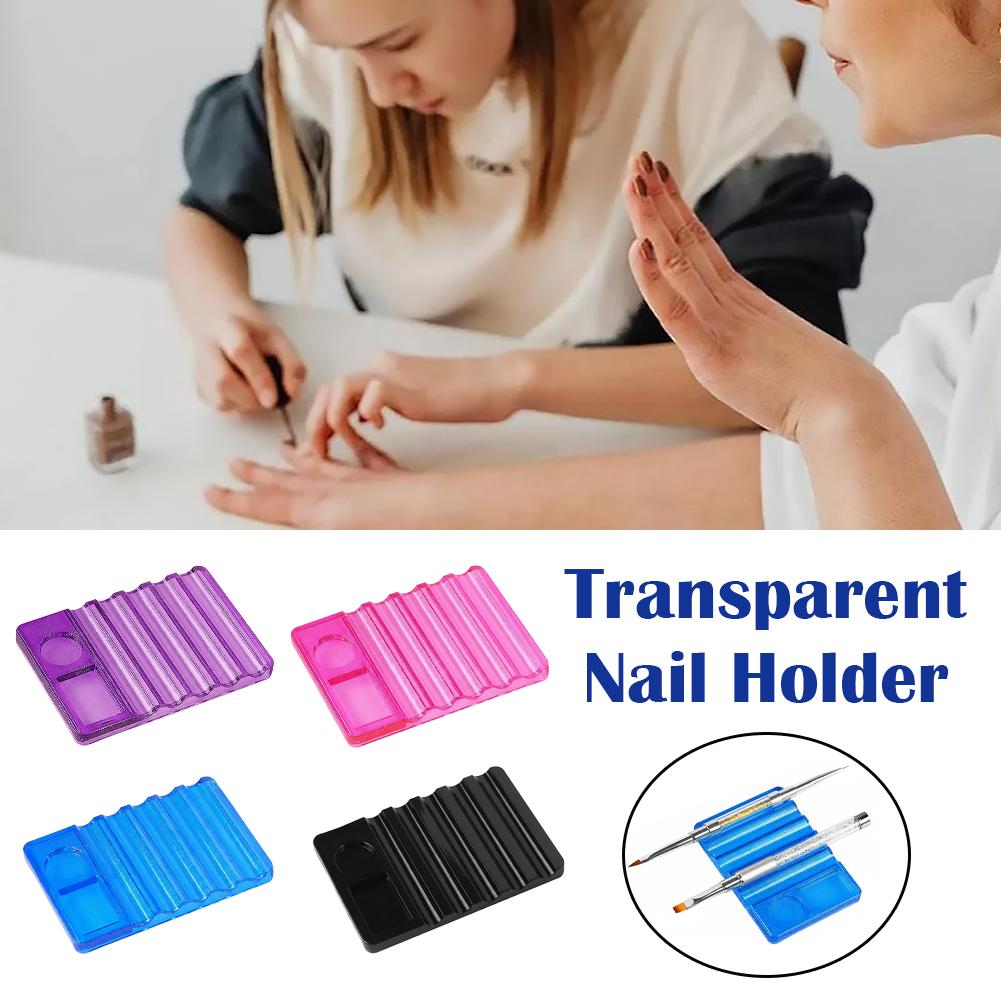 5-Grid Nail Art Pen Holder wit - đánh giá và giá Pen Holder Organizer