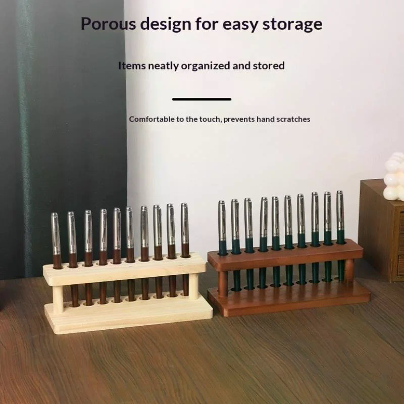 Walnut Wood Test Tube Rack Mul - đánh giá và giá Pen Holder Organizer