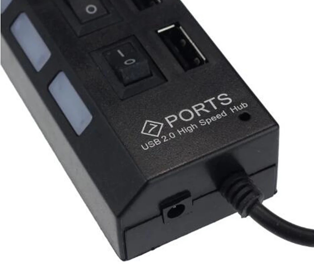 7 Port USB 2.0 Hub Splitter Fo - đánh giá và giá Home Office Pc
