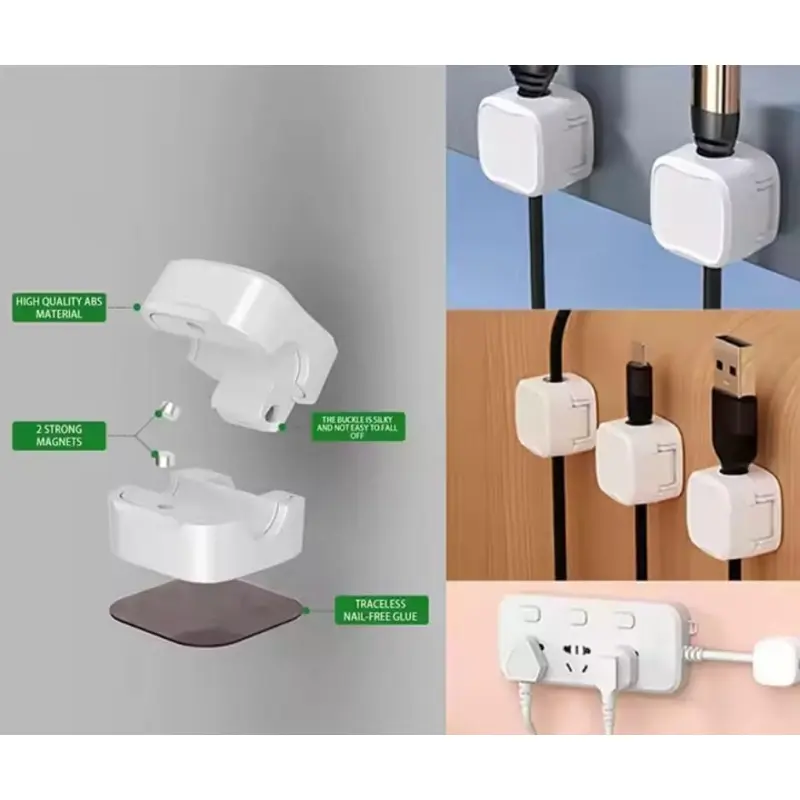 6-Pack Cord Organizer Cable Cl - đánh giá và giá Home Office Pc