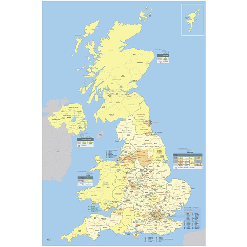 A1/A2 United Kingdom Map The U - đánh giá và giá Home Office United Kingdom