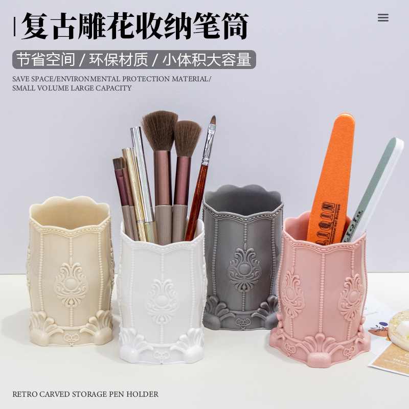Retro - Carved Manicure Tool O - đánh giá và giá Pen Holder Organizer