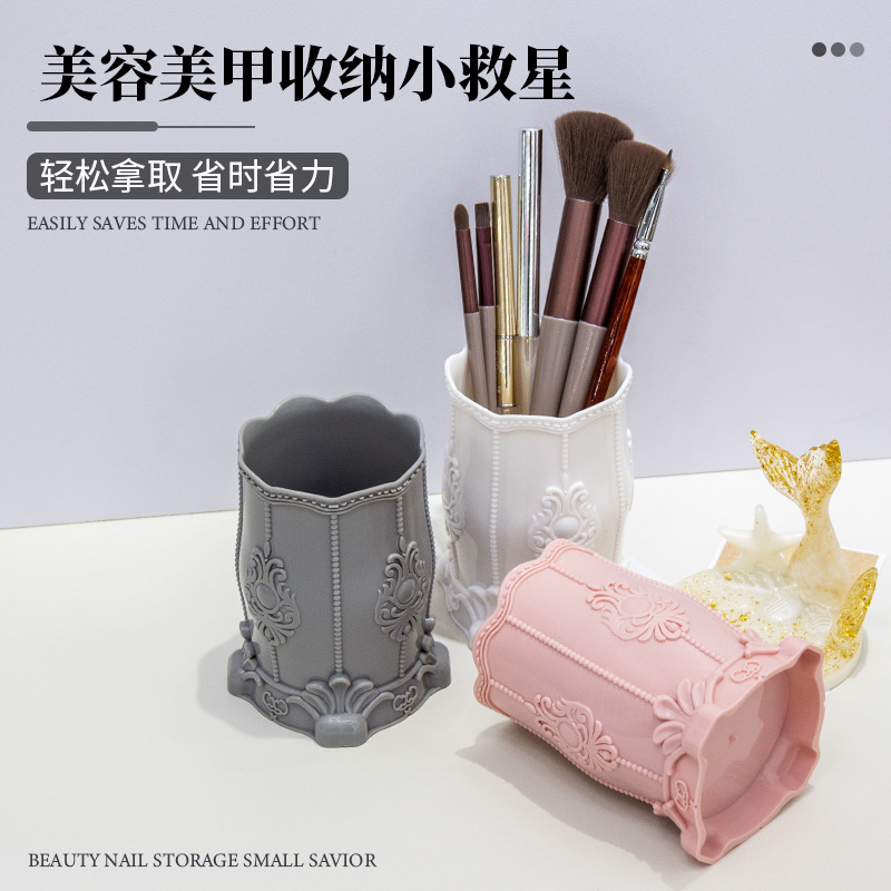 Retro - Carved Manicure Tool O - đánh giá và giá Pen Holder Organizer