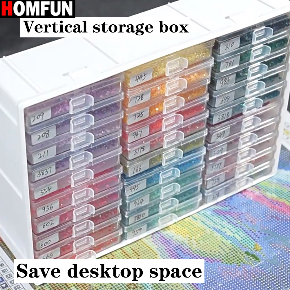 HOMFUN Diamond Painting Tray S - đánh giá và giá Rolling File Cart