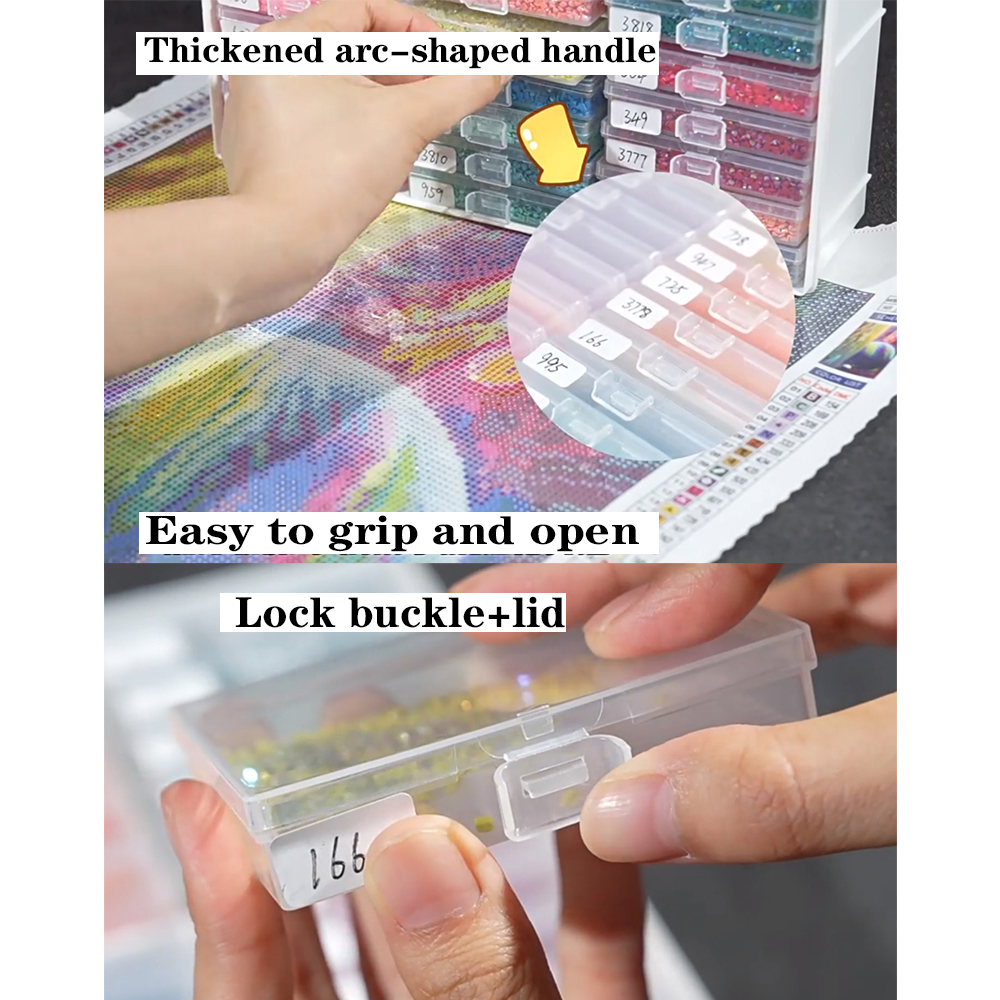 HOMFUN Diamond Painting Tray S - đánh giá và giá Rolling File Cart