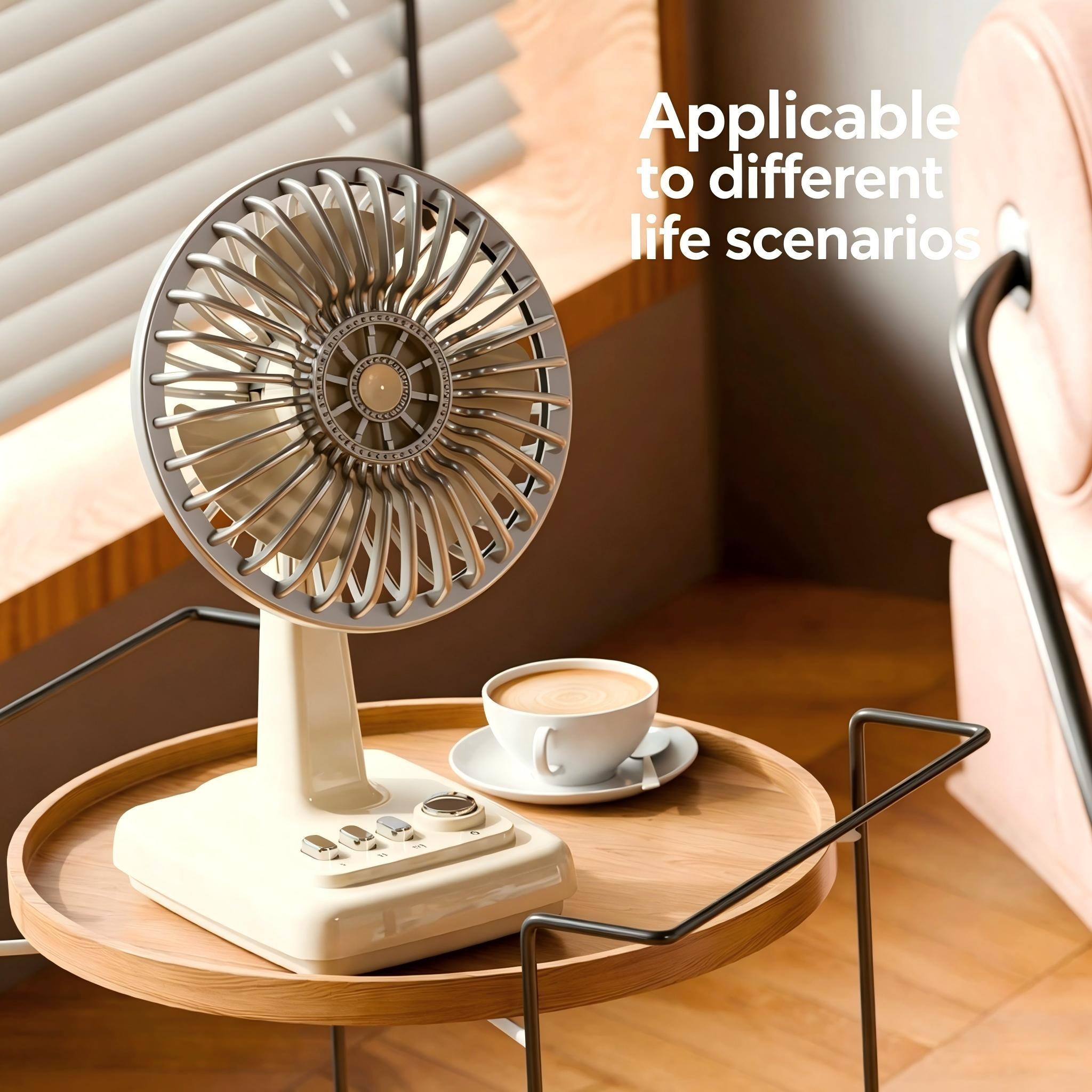 Retro Alloy Desktop Fan 3 Spee - đánh giá và giá Home Office Jobs