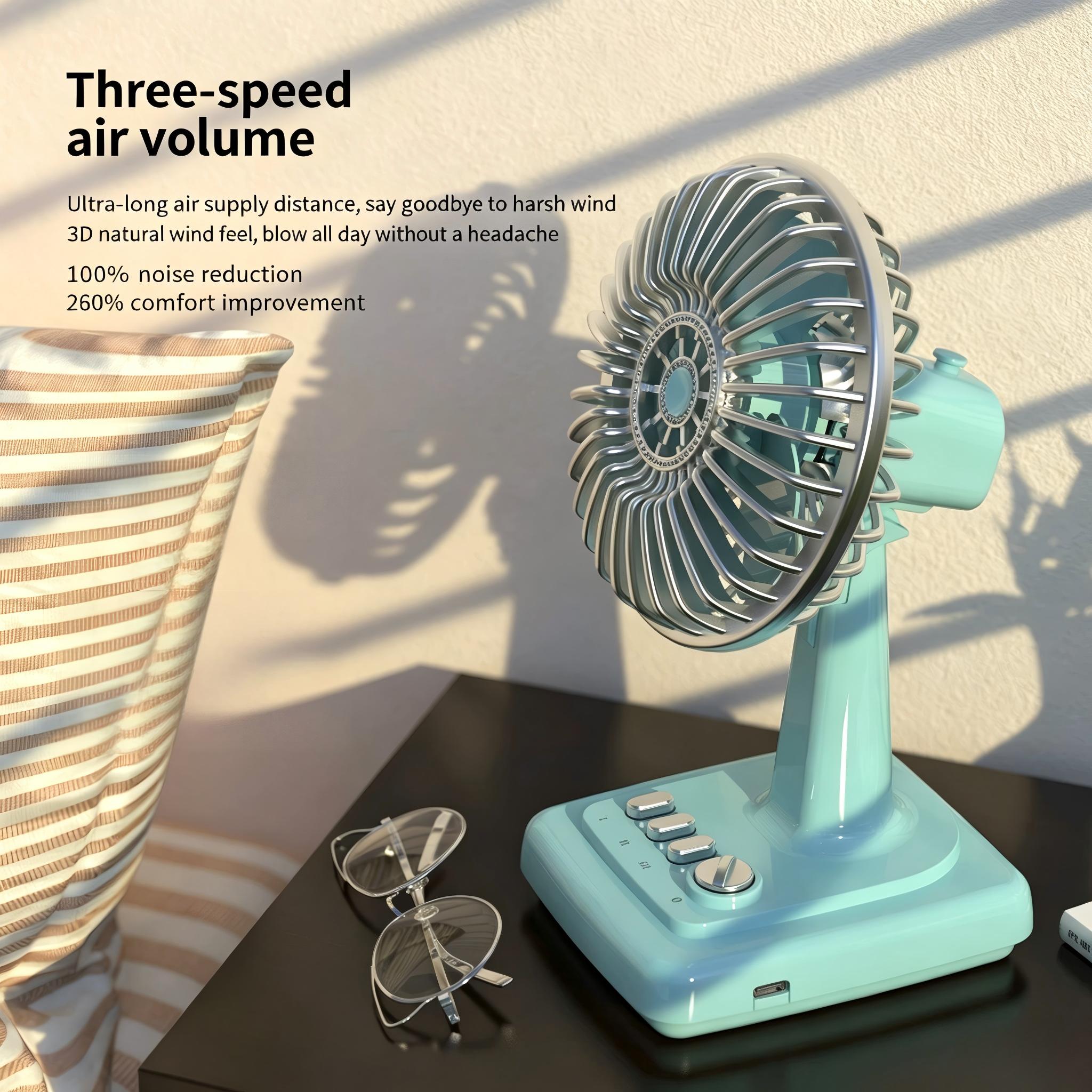 Retro Alloy Desktop Fan 3 Spee - đánh giá và giá Home Office Jobs