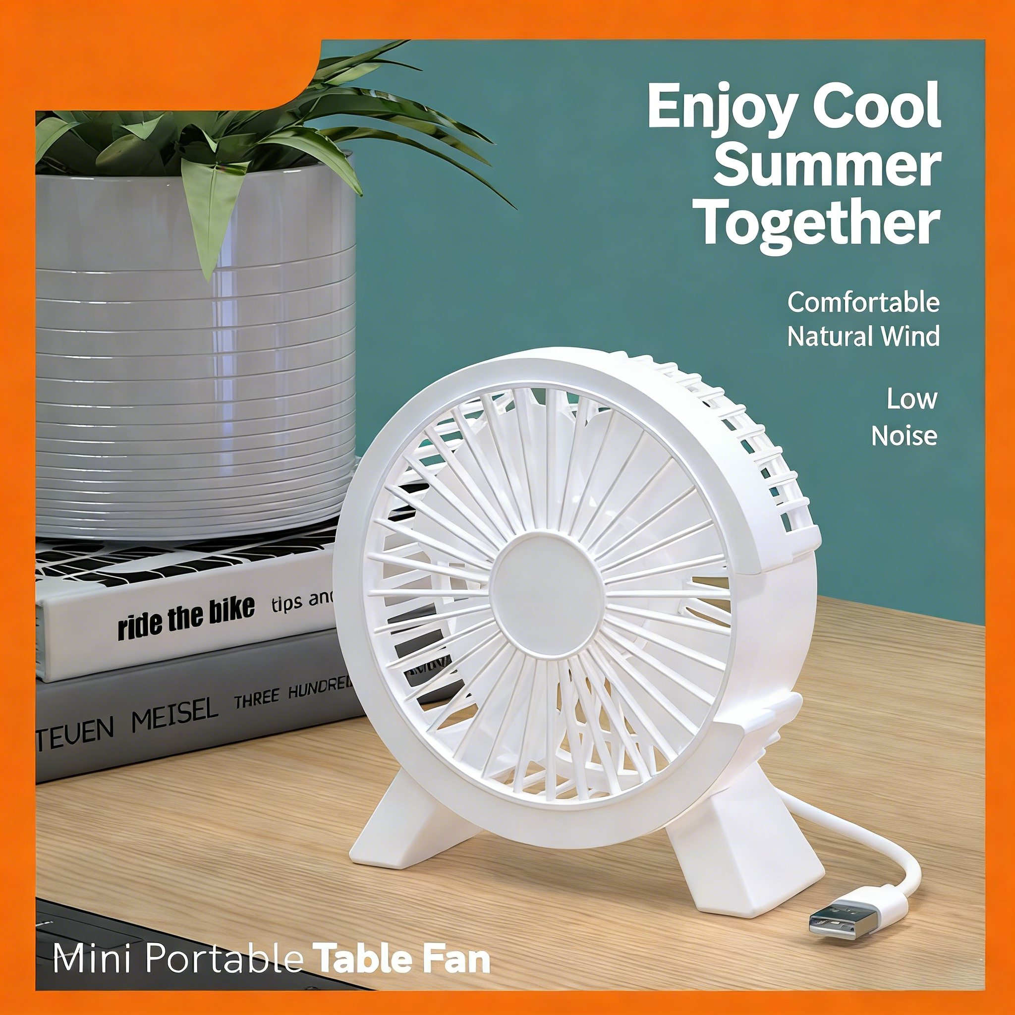Mini USB Rechargeable Table Fa - đánh giá và giá Home Office Jobs