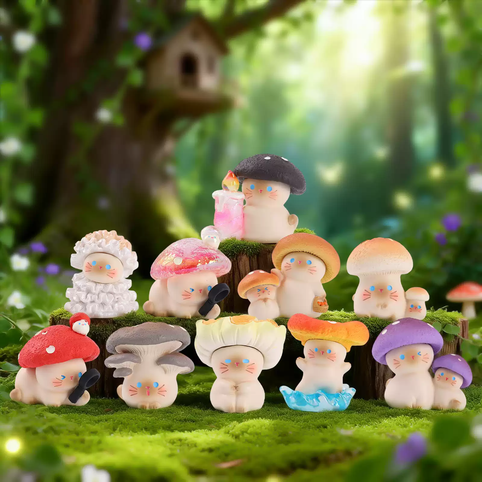 New Mushroom Cat Blind Box Fan - đánh giá và giá Home Office Jobs