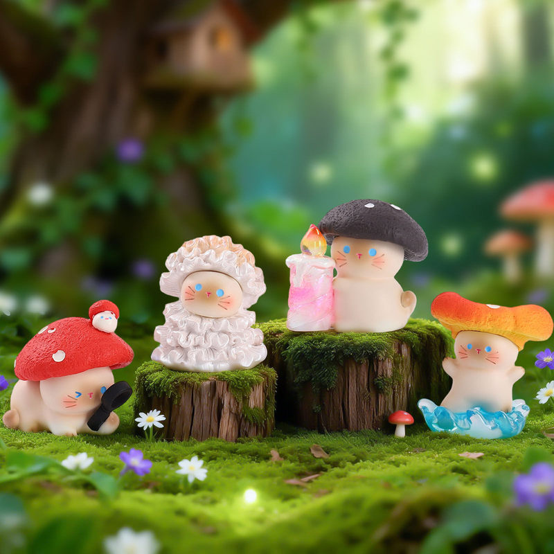 New Mushroom Cat Blind Box Fan - đánh giá và giá Home Office Jobs