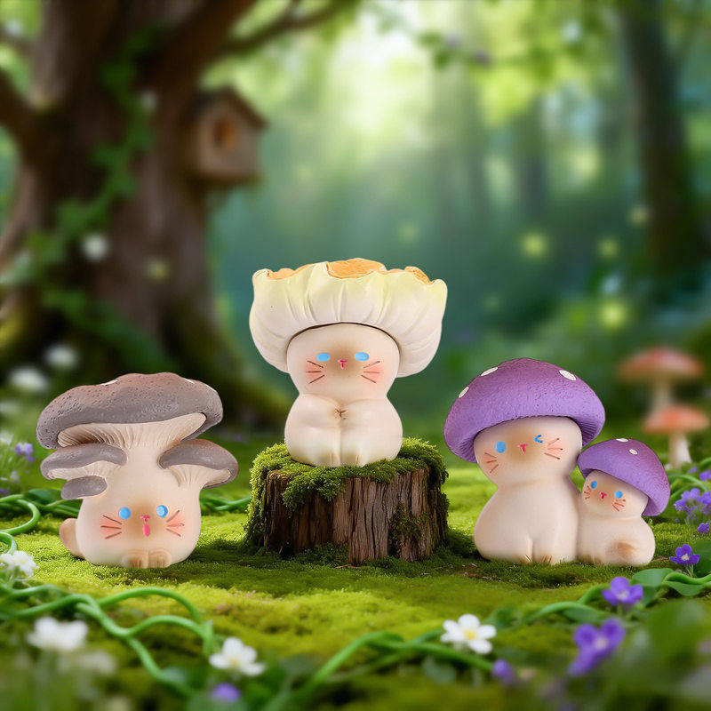 New Mushroom Cat Blind Box Fan - đánh giá và giá Home Office Jobs