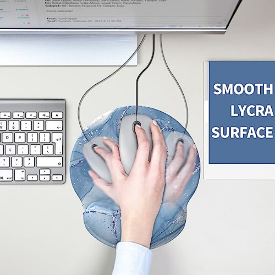 Mouse Pad with Wrist Rest, Com - đánh giá và giá Wrist Rest Pad