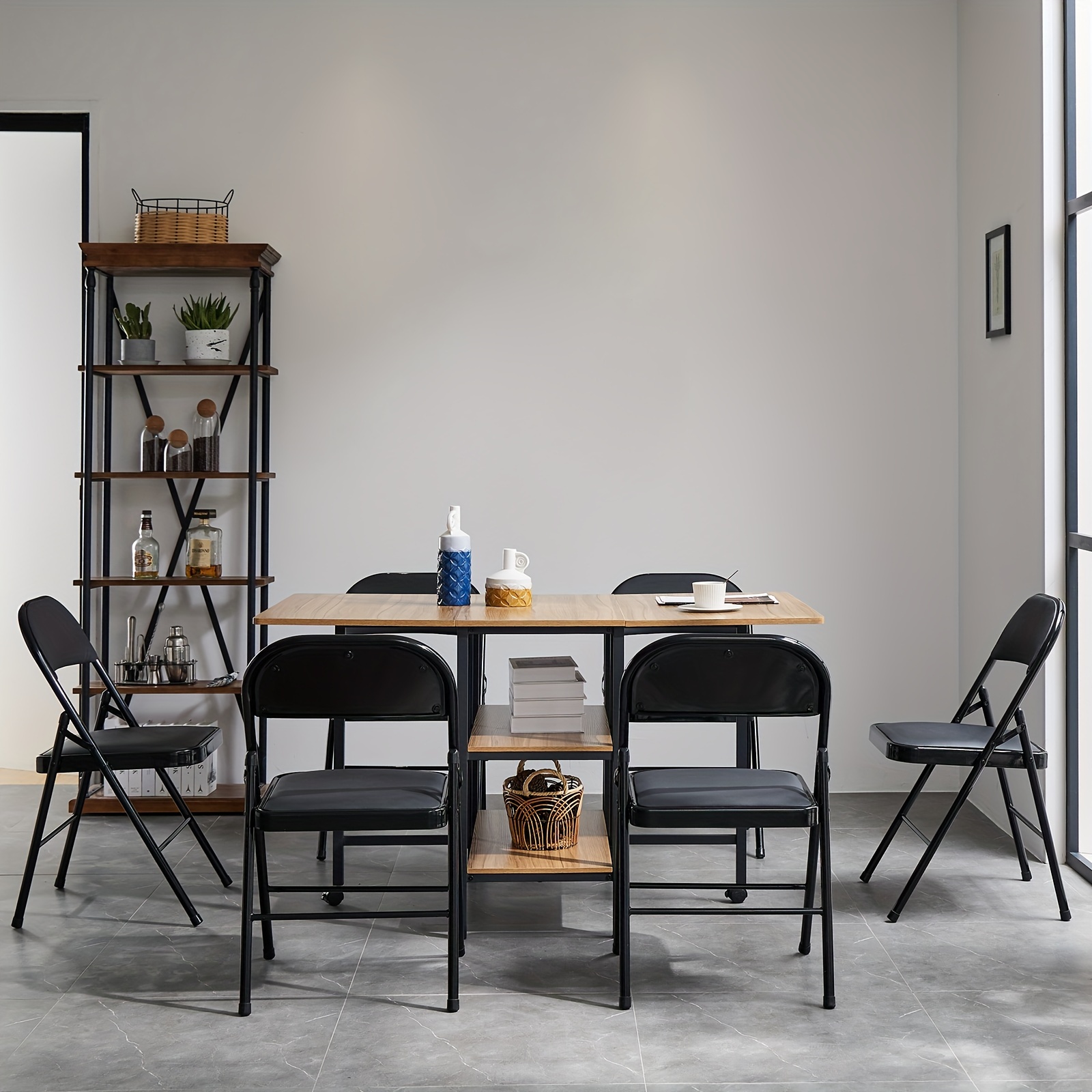 Black Folding Chair Set Of 6,  - đánh giá và giá Home Office United Kingdom