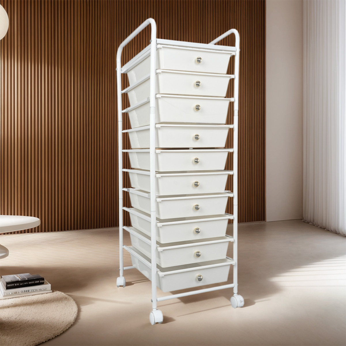 10 Plastic Drawer Rolling Stor - đánh giá và giá Rolling File Cart