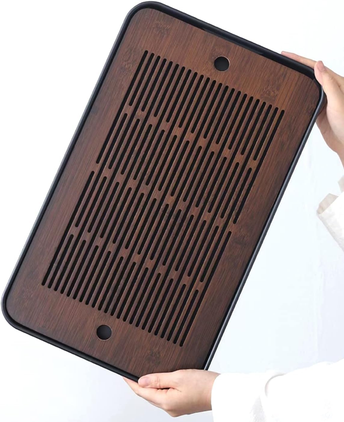 Natural Bamboo Tea Tray with H - đánh giá và giá Home Office Furniture Sets