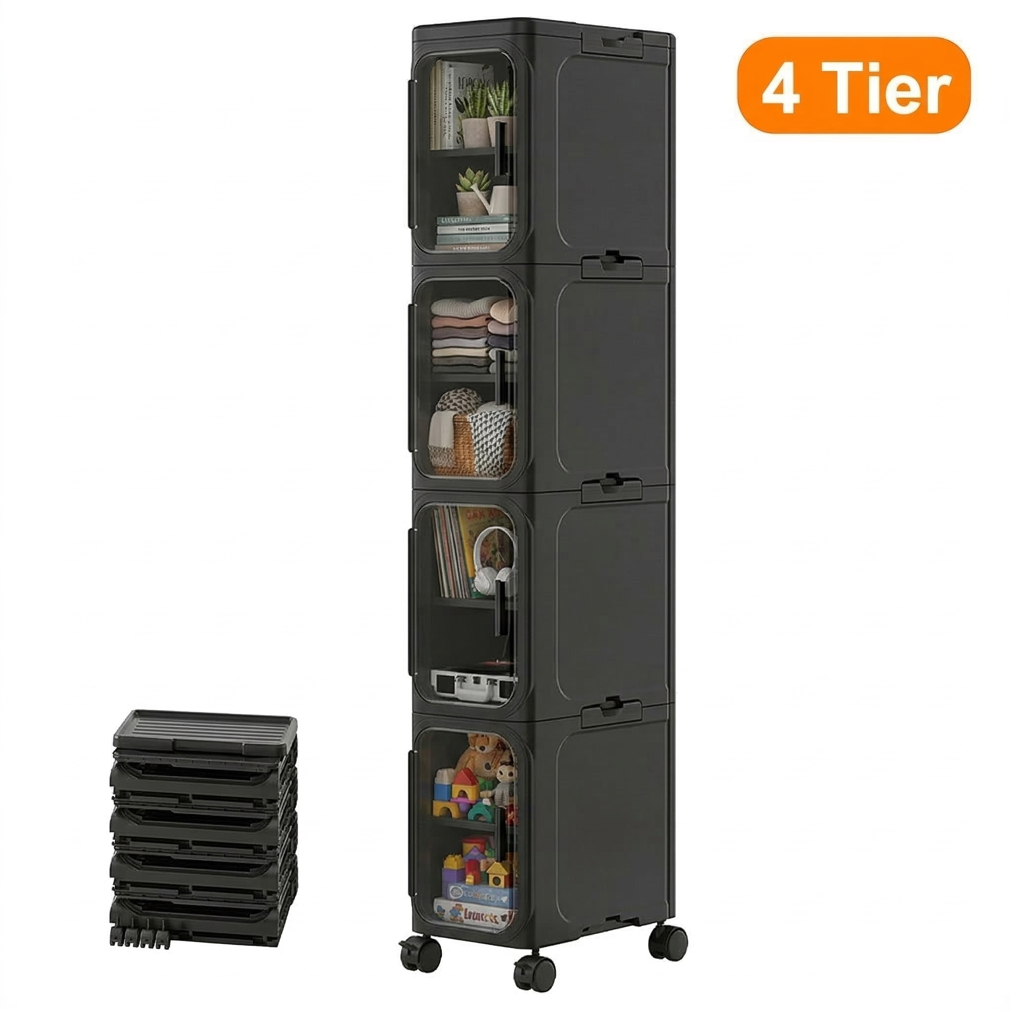 4 Tier Slim Rolling Storage Ca - đánh giá và giá Rolling File Cart