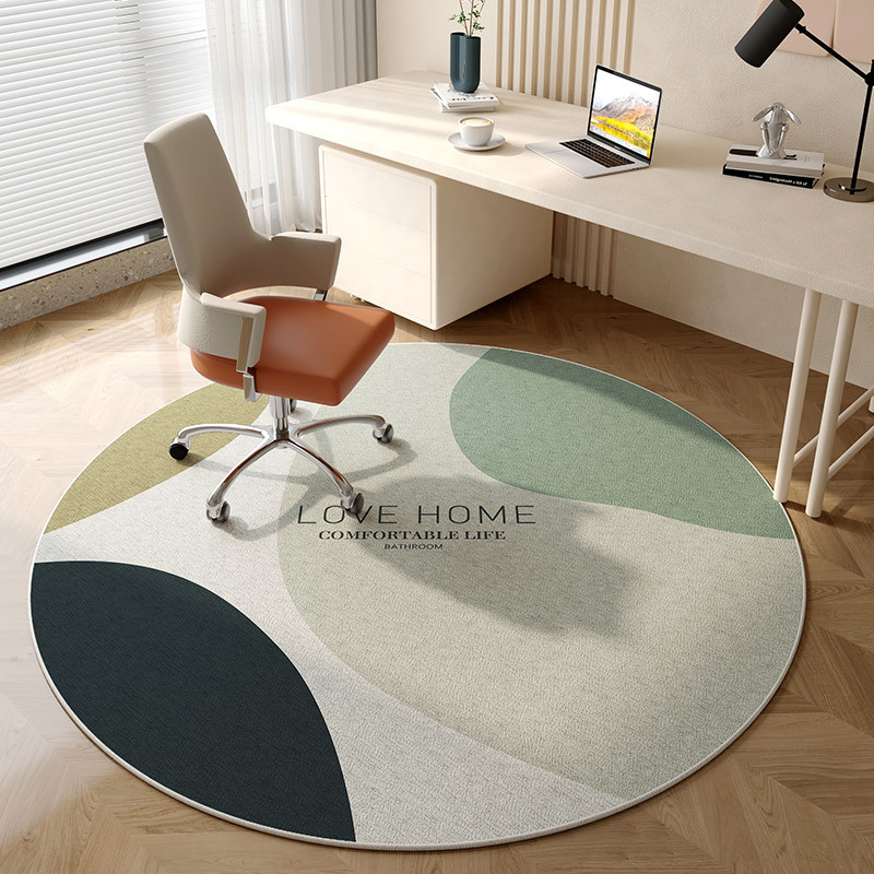 Modern Abstract Round Rug Flan - đánh giá và giá Home Office Cozy