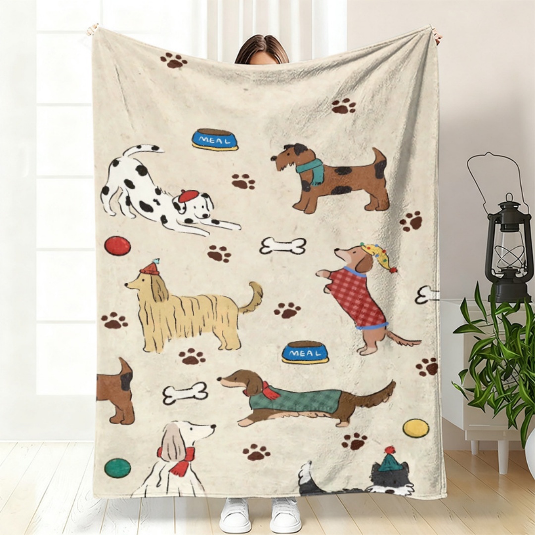 Soft Flannel Blanket Cute Cart - đánh giá và giá Home Office Cozy