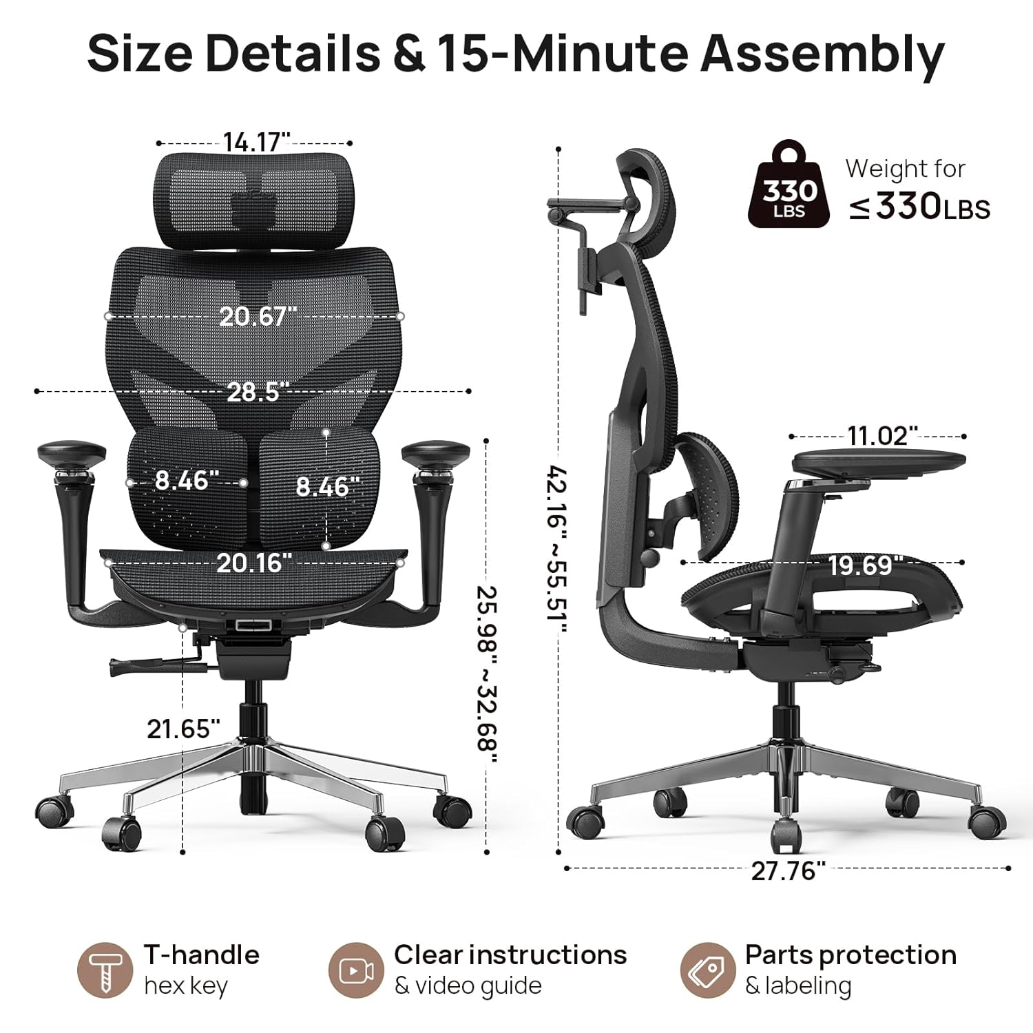 Ergonomic Office Chair with Lu - đánh giá và giá Home Office Hours