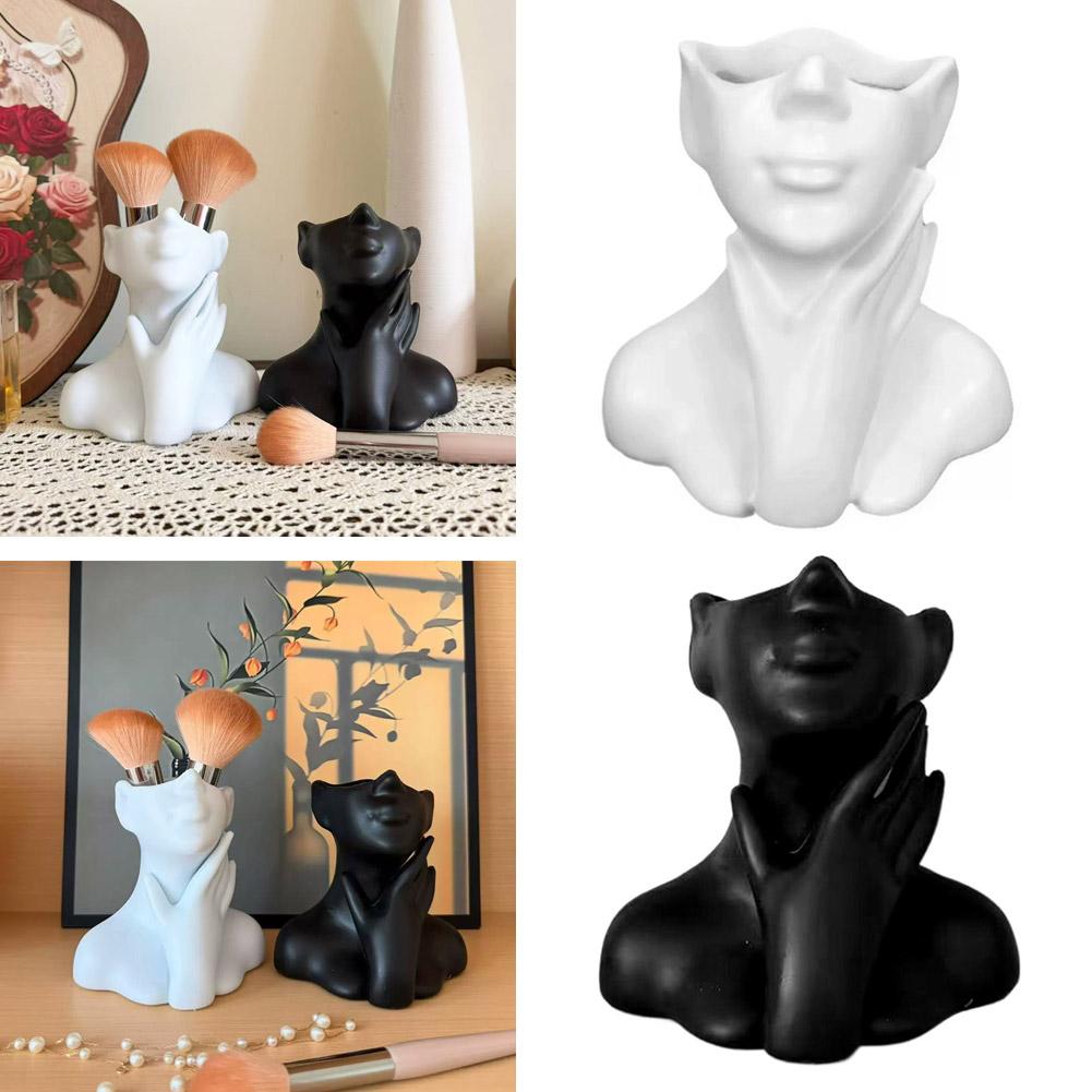 Female Bust Figurine Vase Make - đánh giá và giá Pen Holder Organizer